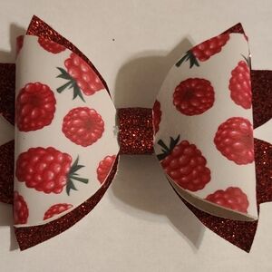 Raspberry Hairbow